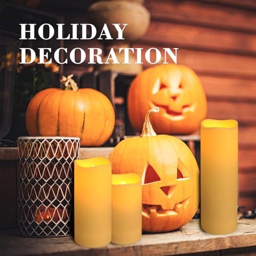 Image of 60 Packs Flameless Led Candles, Battery Candles,Simulate Flame,Waterproof Outdoor Indoor Candles