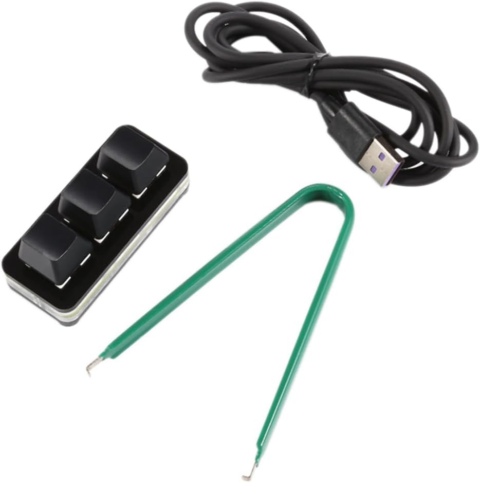 Feriany 3 Keys Custom Mini Keyboard Copy Paste Cut Select All Enter ...