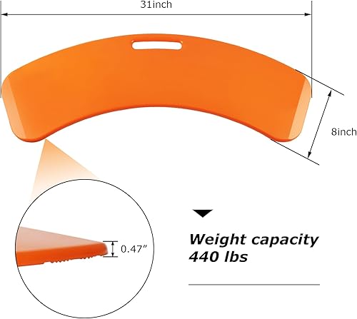 Miniatura 2 de Tabla de transferencia deslizante con hoja deslizante tubular (24 x 16 pulgadas), dispositivo de asistencia deslizante para pacientes o Handica de