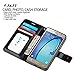 J&D Case Compatible for Galaxy On5 2015 Case, Wallet Stand Slim Fit Heavy Duty Shock Resistant Flip Cover Wallet Case for Samsung Galaxy On5 2015 Wallet, Not for Galaxy On5 2016, Aqua