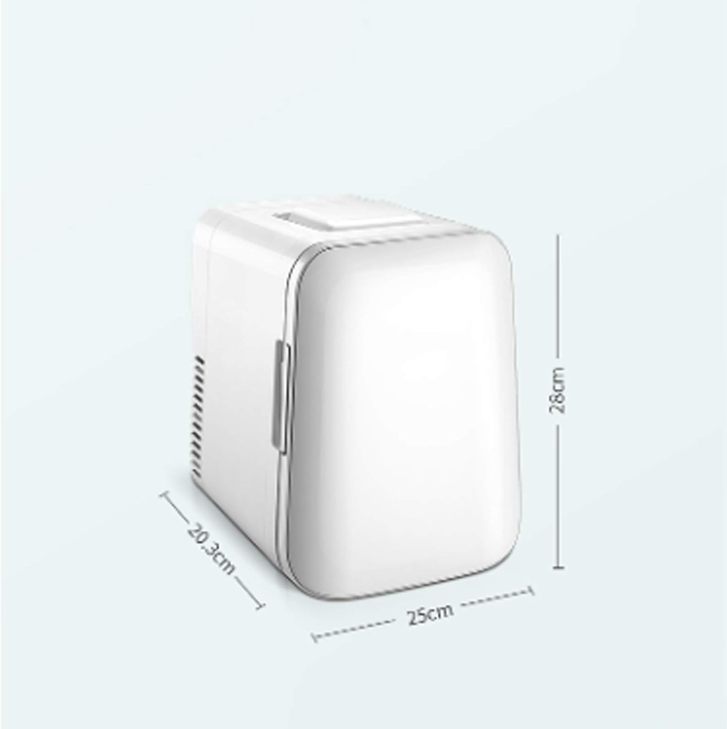 Portable Mini Fridge Mini Fridge 4L Large Capacity Low Noise for Bedroom Office Dorm Car - Great for Skincare Cosmetics (4L (high profile) [for household use only])