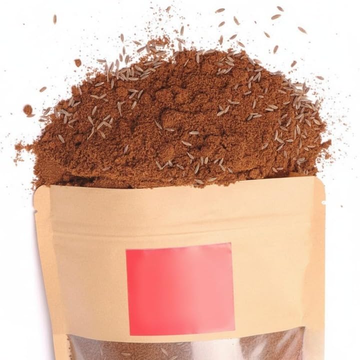 Roasted Jeera Cumin Powder, 100% Natural Spice for Stews, Soups, and Spice Blends Enhances Flavor in Your Dishes - 200G
