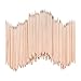 VINFUTUR 100pcs Holzstäbchen für Nägel Manikürstäbchen Holz Sticks Nagelhautschieber Nagelhautpflege Multifunktional Nail Art Werkzeug