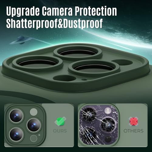 Image of Symcele Designed for iPhone 14 Pro Case, Alpine Green