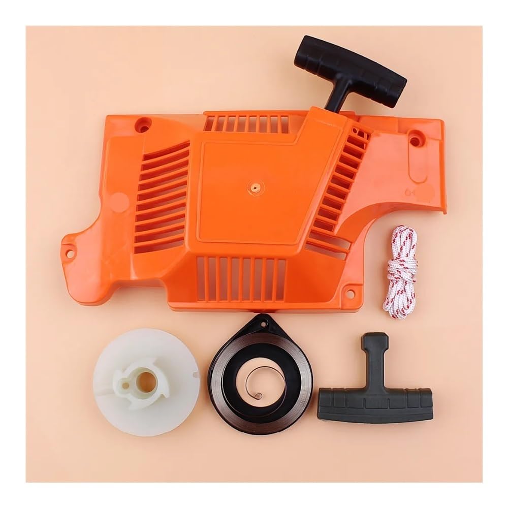Kit de Servicio de Cuerda de manija de Resorte de polea de Retroceso de Arranque for motosierras 55, 50, 51, 55. Piezas de Repuesto.