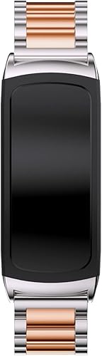 Miniatura 10 de Correa de reloj de metal compatible con Samsung Gear Fit2 Pro SM-R365Gear Fit2 SM-R360 Correa de repuesto de acero inoxidable de ajuste rápido para