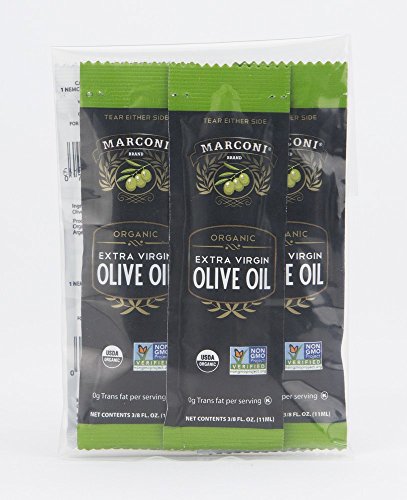 Backpacker's Pantry Organic Extra Virgin Olive Oil Packet, 11 ml/Packet, 6 Pack, Freeze
