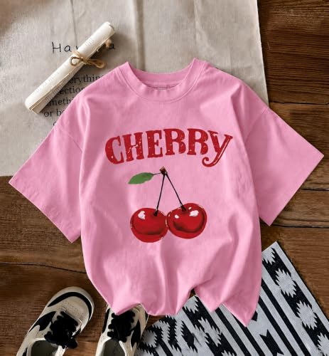 Image of Jawdrobe Cotton Blend Oversized Fit Half Sleeve Printed Round Neck T-Shirt for Women
