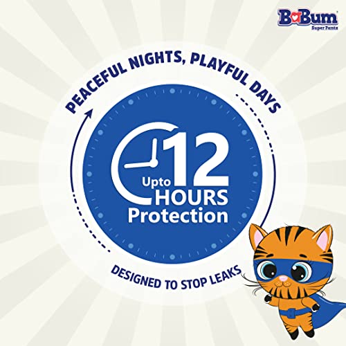 Image of Babum Baby Premium Diapers | S-78 counts | Wetness Indicator | Anti Rash | up to 12 hrs Absorption | 4-8 Kg | Soft & Comfortable