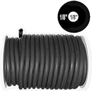 50 Feet Black Rubber Latex Thick Walled Tubing (a.k.a. 3/8" Speargun Band / Sling Tubing) 3/8"OD 1/8"ID (#408R)