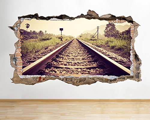 Tekkdesigns W113 Stream Train Tracks Scenic View