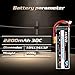 HRB 4S Lipo Battery XT60 14.8V 2200mAh 30C RC Lipo Battery Compatible with RC Car RC Plane RC Truck RC Boat
