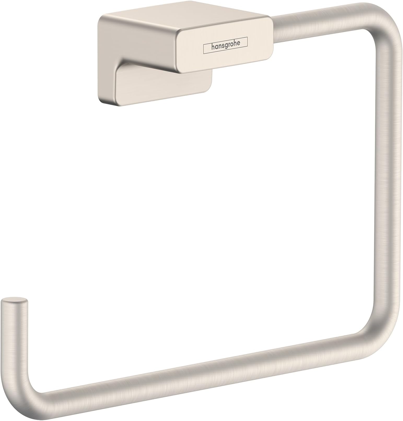AddStoris Modern Towel Ring in Brushed Nickel, 41754820