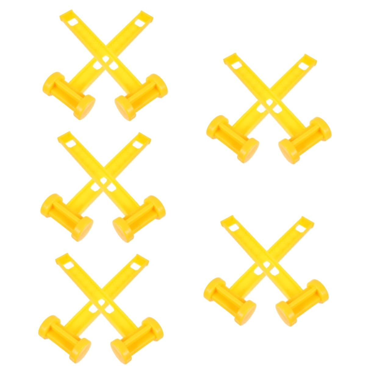 NUOBESTY 5 Set Chiodi Martello Unghia Bushcraft Anti- Palo Casa Tack Martello Da Per La Lavorazione Del Legno Per Chiodi Da Pe Materiale Giallo 2 Pezzi * 5