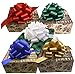 Gold, White, Green, Blue, Red Pull Bows for Gifts - 9