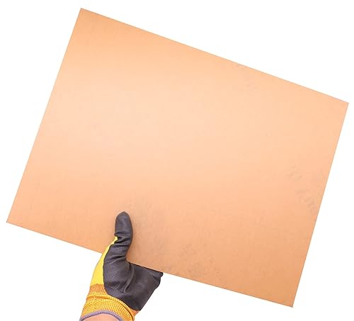 Miniatura 3 de 4 láminas acrílicas transparentes de plexiglás fundido de 12 x 16 x 0.078 pulgadas de grosor (0.079 in) + 0 -.02 pulgadas con papel protector para