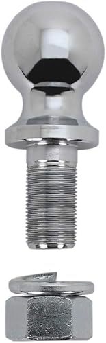 Miniatura 4 de Quick Products QP-HB3007 bocha de remolque cromada de 2 pulgadas - 34 de pulgada de diámetro x 2 pulgadas de largo de pierna, resistente hasta 3,500