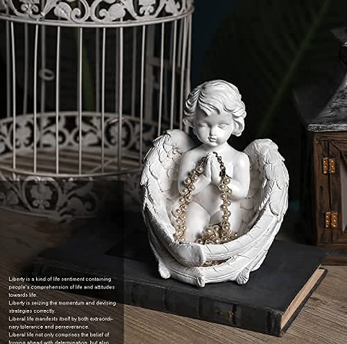 MoYouno Ange Figurine, Ange priant Figurine, Cadeau commémoratif, Cadeau de Cadeau de mère Nana Grand-mère, Ornements de Jardin Cover