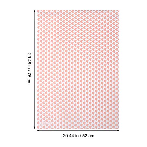 Conjunto de folhas de papel KesYOO para presente de coração, 10 peças, faça-você-mesmo, embalagem de