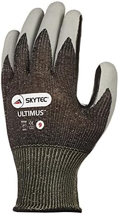 Skytec Gloves SKY67-L Ultimus Glove, Large, Black/Light Grey