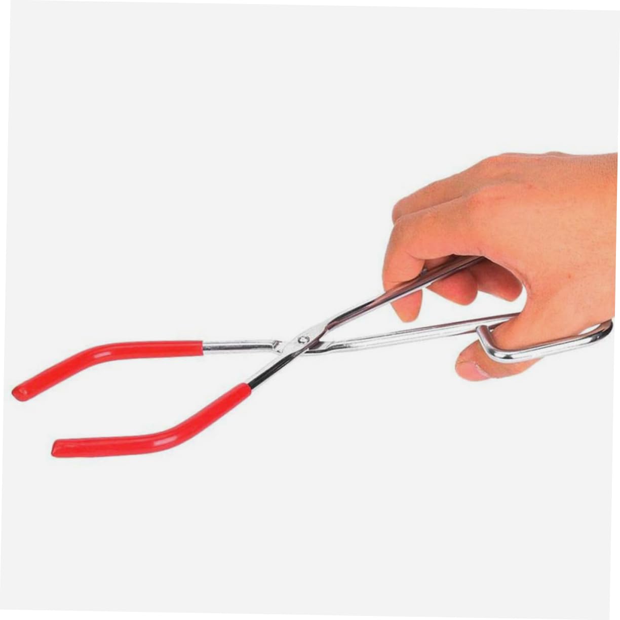 2 Pièces Pince à Bécher Pinces Pour Bouillottes Pince De Laboratoire Pince à Flacon Élévateur De Pot De Conserve Équipement D'expérimentation Pinces De Laboratoire Métal Rouge