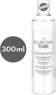 Lubrifiant anal EIS Deluxe | 300 ml | Effet longue durée et relaxant | Lubrifiant | À base d'eau et compatible avec sextoys | Sans silicone et végan | Gel lubrifiant pour sexe anal