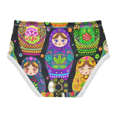 Colorful Nesting Dolls Toddler Girls's Underwear 2T 202c12352