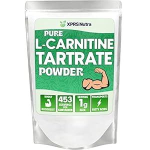 XPRS Nutra L Carnitine L Tartrate Powder – Premium Pure L Carnitine Tartrate – L-Carnitine Powder – Vegan Friendly Bulk L Carnitine – Amino Acid Supplement (16 Ounce)
