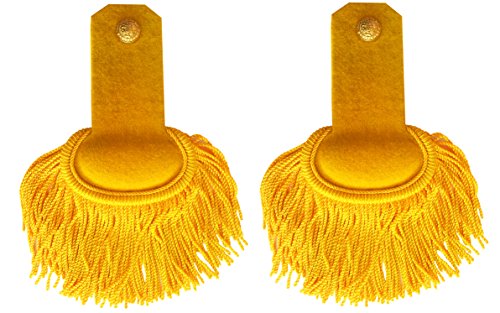 HEUK Oro Amarillo de Seda para el Hombro hombreras (2 Unidades)