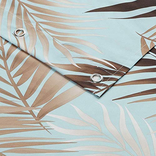 Long rideau de douche rétro de qualité supérieure avec tissu épais et lavable