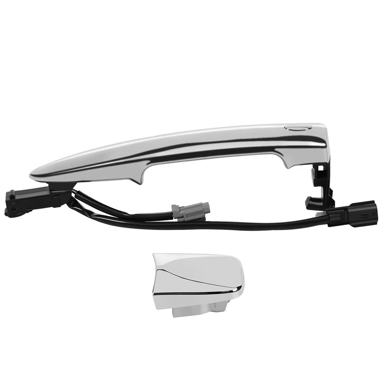 BYSKJZ Car Exterior Door Handle for Nissan for Teana for Leaf for Maxima for Murano for Sentra 826469N00A 806469N00A 806451AA0A Chrome Exterior Door Handle(Front,Left)