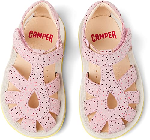 Camper Kids Girls Fisherman Flat Sandal, Lt/Pastel Pink, 9 Toddler #TOP2