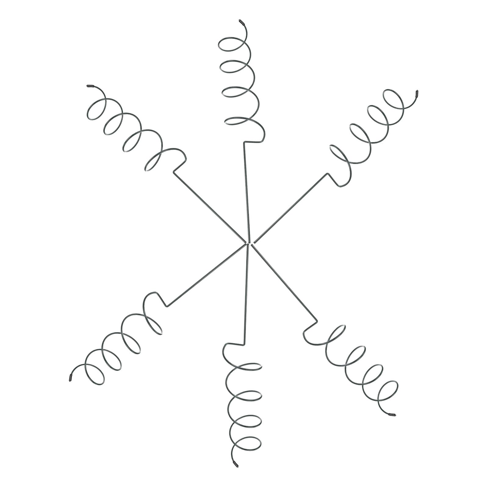 Support plantes grimpantes pour sublimer le jardin avec les tuteurs spirales en fer vert SEWACC