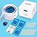 AVAII Waxing Kit with 4 Wax Beans - Hair Removal Wax Machine for Face, Eyebrows, Legs, Armpit, Brazilian Bikini Areas for Women and Men