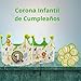 Imagen de Corona Primer Cumpleaños Selva Bebé Infantil