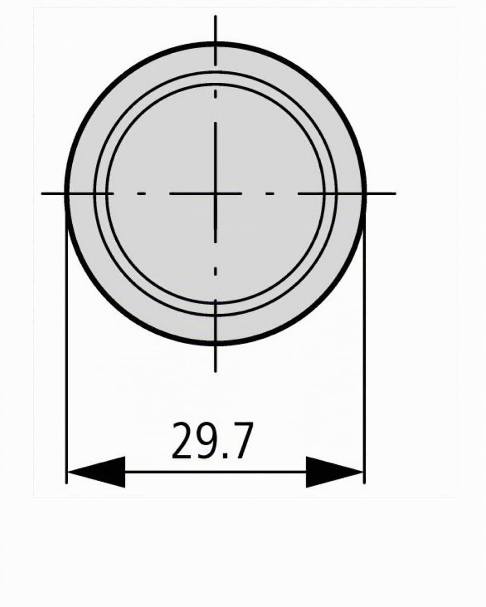 Eaton 216523 not-Halt/aus-Taste, D = 38 mm, Schlüsselentriegelt, unbeleuchtet, 1 Öffner, 1 Schließer, Aufbau