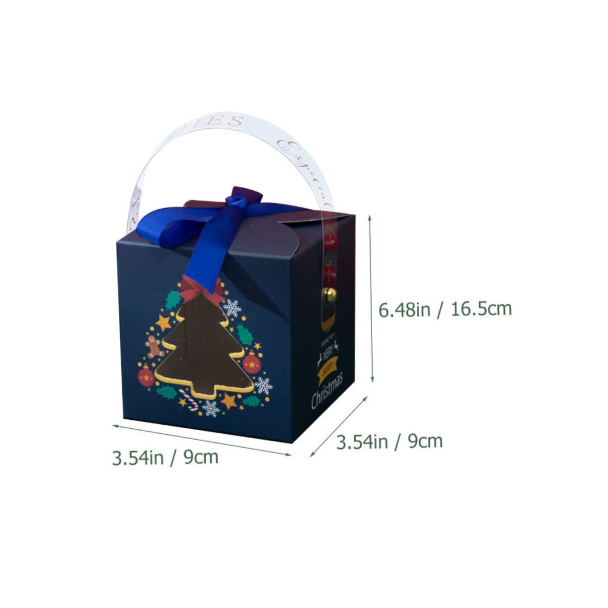 20pezzi Scatole di Carta per Regalo Scatole di Immagazzinaggio Creative per Dolcetti Natalizi per Confezionamento per Feste Colore Casuale