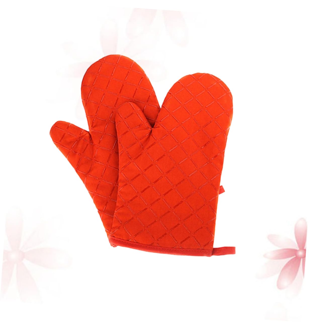 PRETYZOOM 1 Pair Insulated Oven Mitts Heat Resistant Non-Slip Kitchen Glove for Women Men Dishwasher Safe Multi-use Oven Gloves for