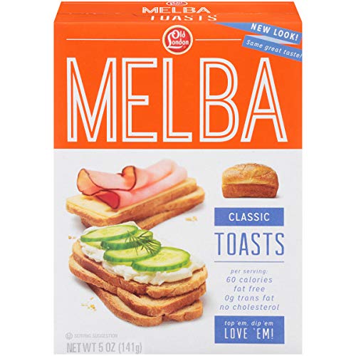 Old London, Melba Toasts, Classic, 5 Ounce (Pack of 12)