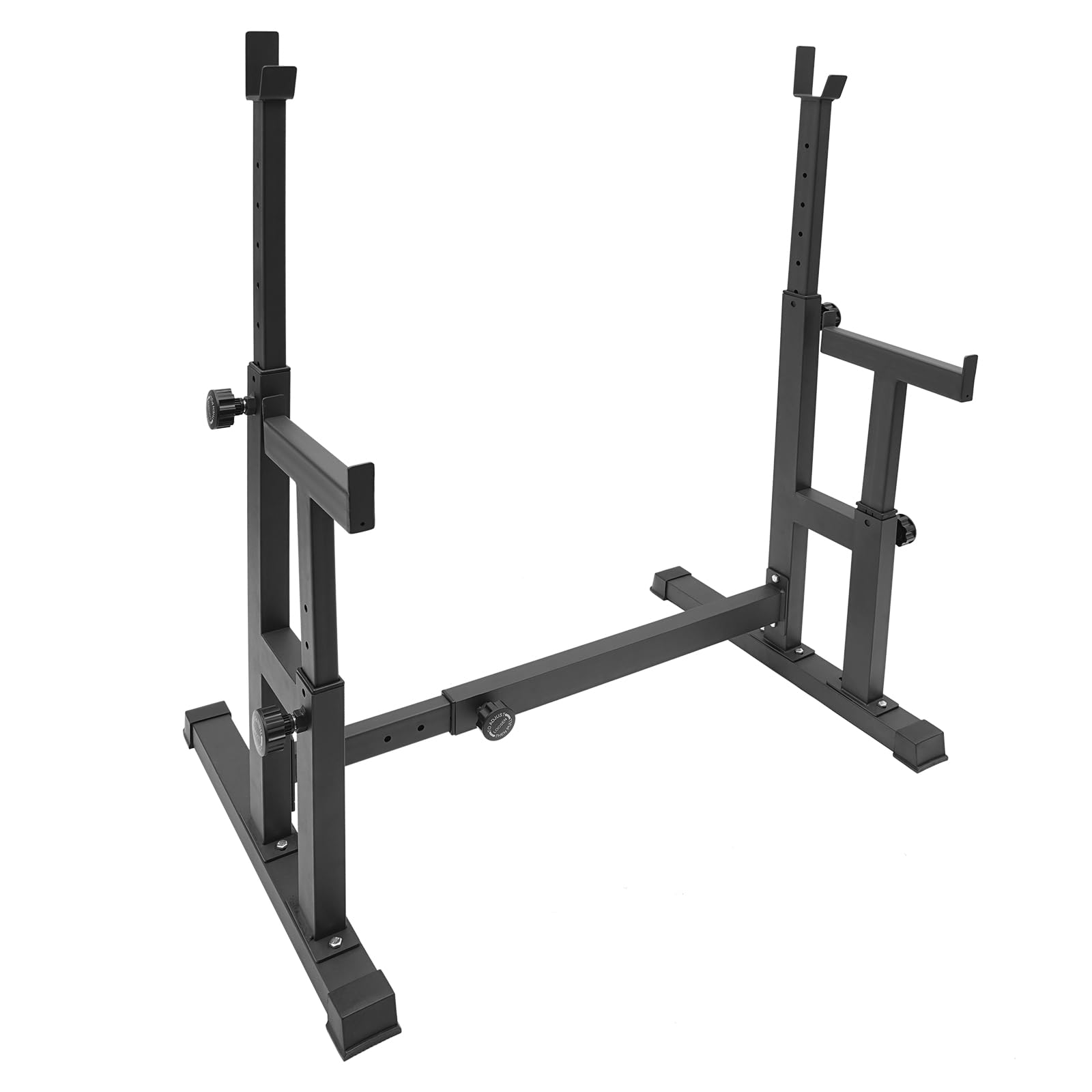 Soporte para sentadillas, soporte para pesas ajustable en altura, soporte para pesas multifunción, para levantamiento de pesas en casa, press de banca de hasta 250 kg
