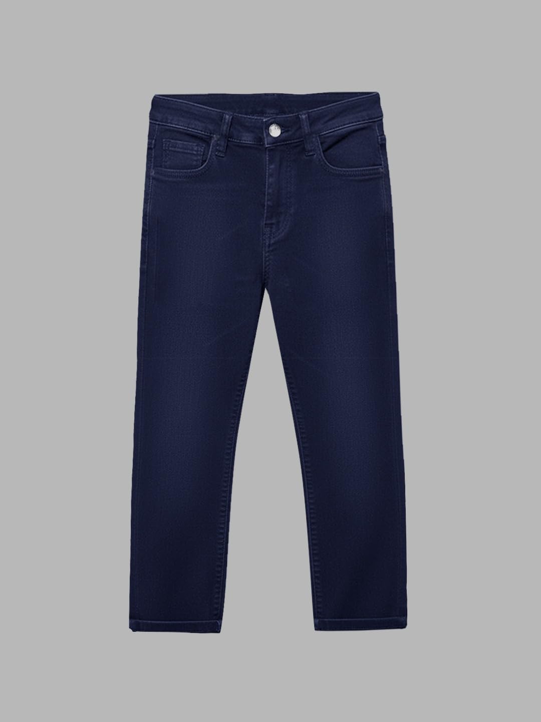 A.T.U.N. (ALL THINGS UBER NICE) Vaqueros elásticos de corte ajustado para niños, elegantes vaqueros casuales con diseño de 5 bolsillos, ropa moderna para el día a día