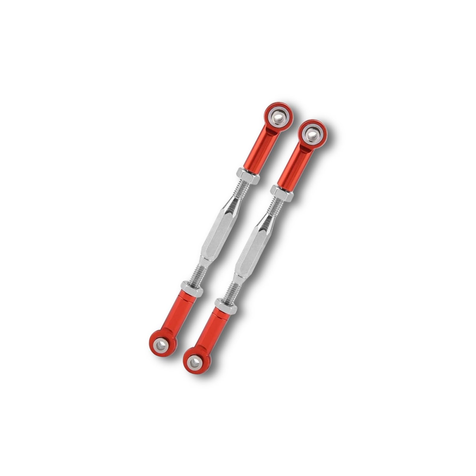 Varillas De Dirección De Aleación De Aluminio Para Traxxas Slash 1/10 – Accesorios RC CNC Anodizados En Rojo, Fáciles De Instalar Y Duraderos