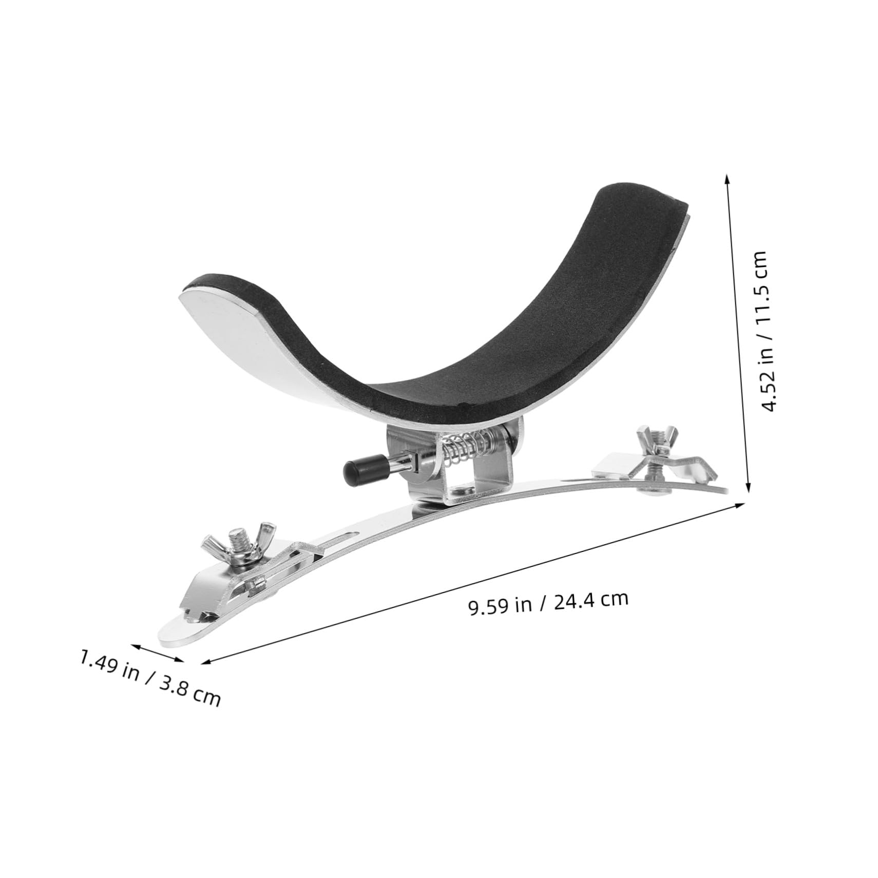 Supporto Argento Spugna per Gambe Tamburo da Marcia in Acciaio Inossidabile per Supporto Stabile e Facile da Installare, Accessorio Pratico per Casa