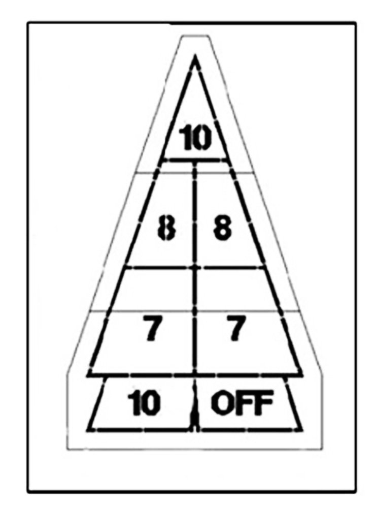 NEWSTRIPE 10001729 Playground Stencil,Shuffle Board,1/8