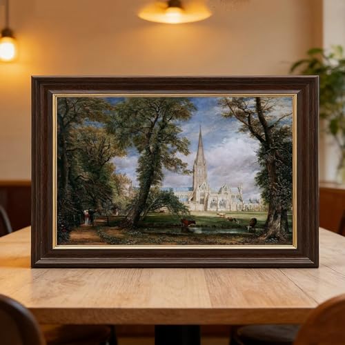 Impression sur toile Cathédrale de Salisbury de Constable : chef-d'œuvre mural - 6