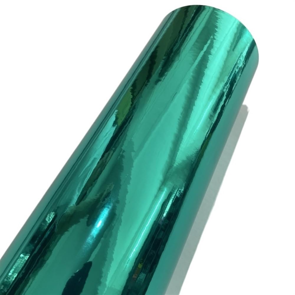 Film vinyle pour voiture en fibre de carbone Teal 50x200cm pour customisation auto