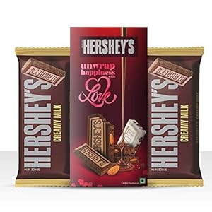 Hershey’s Bar Creamy Milk Chocolate, 100 gm (Pack of 2)