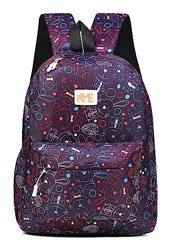 NME COLLECTION Casual Backpacks for Women,Stylish and Trendy College backpacks for girls, Water Resistant and Lightweight Mini Bags (New Print)