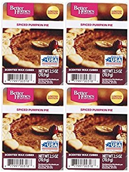 Better Homes and Gardens Spiced Pumpkin Pie Wax Cubes - 4-Pack