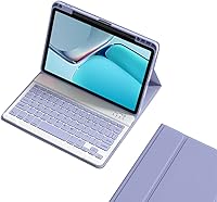 Vista 12 de Funda para teclado para iPad 9ª 8ª 7ª generación 10.2/ Air 3ª generación Pro 10.5, cubierta inteligente de folio inteligente con teclado Bluetooth